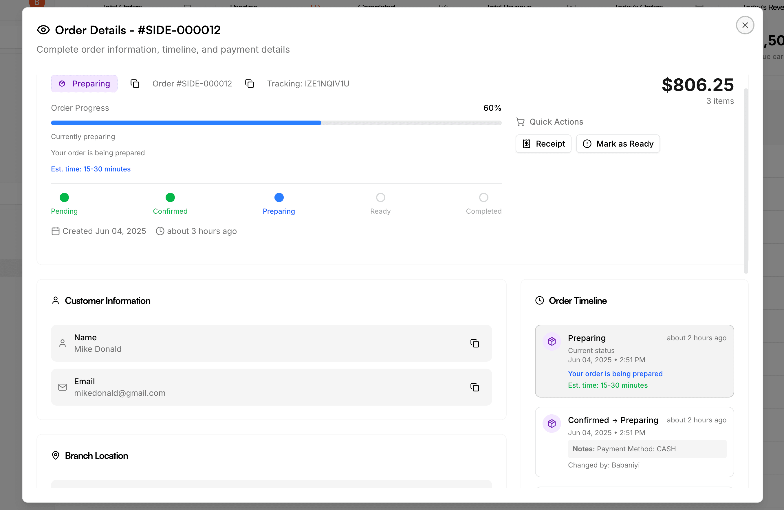 Order Management System